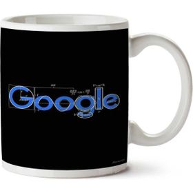 Art Hediye Google T-Shirt Logo İki Tarafı Baskılı Kupa Bardak