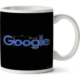 Art Hediye Google T-Shirt Logo İki Tarafı Baskılı Kupa Bardak