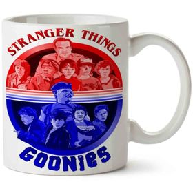 Art Hediye Goonies Stranger Things İki Tarafı Baskılı Kupa Bardak