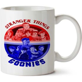 Art Hediye Goonies Stranger Things İki Tarafı Baskılı Kupa Bardak