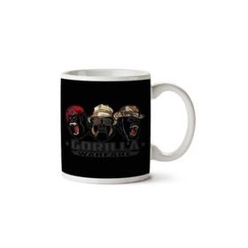 Art Hediye Gorilla Warfare iki Tarafı Baskılı Kupa Bardak