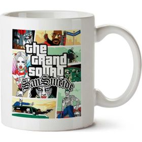 Art Hediye Grand Theft Auto Intihar Takımı İki Tarafı Baskılı Kupa Bardak