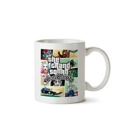 Art Hediye Grand Theft Auto Intihar Takımı İki Tarafı Baskılı Kupa Bardak
