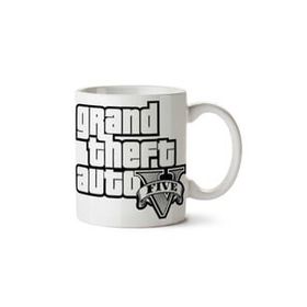 Art Hediye Grand Theft Auto Logo İki Tarafı Baskılı Kupa Bardak