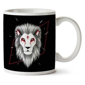 Art Hediye Graphic Design Jungle Lion İki Tarafı Baskılı Kupa Bardak