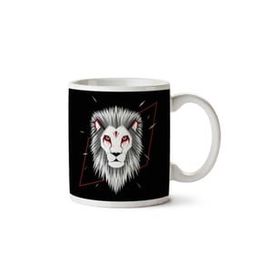Art Hediye Graphic Design Jungle Lion İki Tarafı Baskılı Kupa Bardak