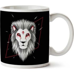 Art Hediye Graphic Design Jungle Lion İki Tarafı Baskılı Kupa Bardak