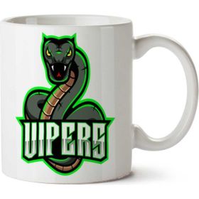 Art Hediye Green Viper İki Tarafı Baskılı Kupa Bardak