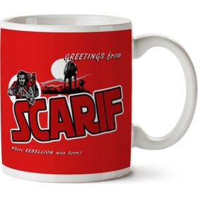 Art Hediye Greetings From Scarif Beach Star Wars Rogue One İki Tarafı Baskılı Kupa Bardak