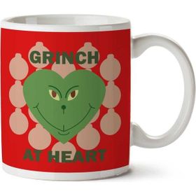 Art Hediye Grinch At Heart Christmas İki Tarafı Baskılı Kupa Bardak