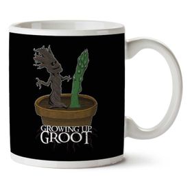 Art Hediye Growing Up Groot Guardians Of The Galaxy İki Tarafı Baskılı Kupa Bardak