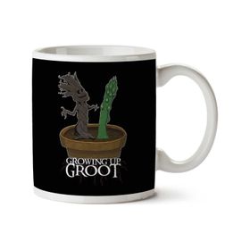Art Hediye Growing Up Groot Guardians Of The Galaxy İki Tarafı Baskılı Kupa Bardak
