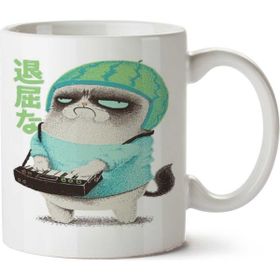 Art Hediye Grumpy Cat İki Tarafı Baskılı Kupa Bardak