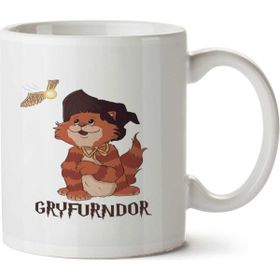 Art Hediye Gryfurndor Cat İki Tarafı Baskılı Kupa Bardak