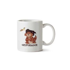 Art Hediye Gryfurndor Cat İki Tarafı Baskılı Kupa Bardak