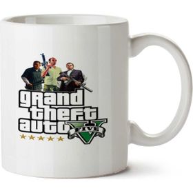 Art Hediye Gta 5 Estrelas İki Tarafı Baskılı Kupa Bardak