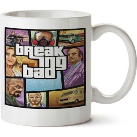 Art Hediye Gta Breaking Bad İki Tarafı Baskılı Kupa Bardak