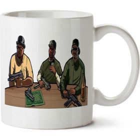 Art Hediye Gta Karakterler İki Tarafı Baskılı Kupa