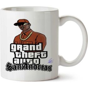 Art Hediye Gta Sanandreas İki Tarafı Baskılı Kupa Bardak