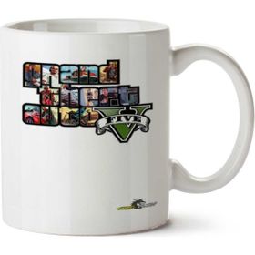 Art Hediye Gta V Yazılı İki Tarafı Baskılı Kupa