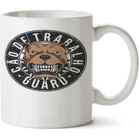 Art Hediye Guard Dogs İki Tarafı Baskılı Kupa Bardak