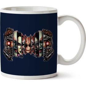 Art Hediye Guardians Of The Galaxy Russian Doll Faces İki Tarafı Baskılı Kupa Bardak