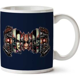 Art Hediye Guardians Of The Galaxy Russian Doll Faces İki Tarafı Baskılı Kupa Bardak