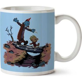 Art Hediye Guardians Of The Galaxy Yondu And Groot İki Tarafı Baskılı Kupa Bardak