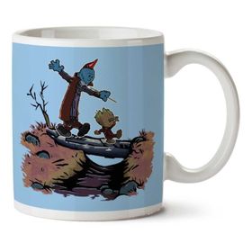 Art Hediye Guardians Of The Galaxy Yondu And Groot İki Tarafı Baskılı Kupa Bardak