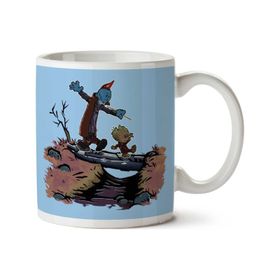 Art Hediye Guardians Of The Galaxy Yondu And Groot İki Tarafı Baskılı Kupa Bardak