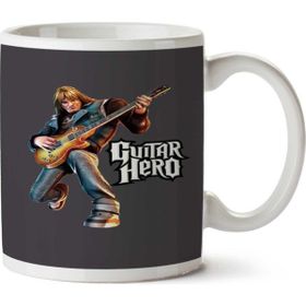 Art Hediye Guitar Hero Iki Tarafı Baskılı Kupa Bardak