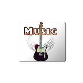Art Hediye Guitar Music Gitar Müzik Baskılı 23x19 cm Mouse Pad