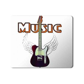 Art Hediye Guitar Music Gitar Müzik Baskılı 23x19 cm Mouse Pad