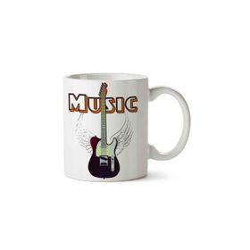 Art Hediye Guitar Music Gitar Müzik Kupa Bardak