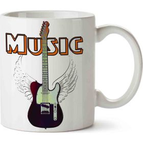 Art Hediye Guitar Music Gitar Müzik Kupa Bardak