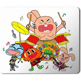 Art Hediye Gumball Baskılı 23x19 cm Mouse Pad