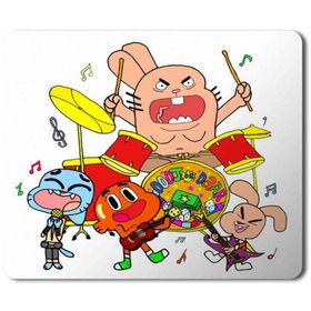 Art Hediye Gumball Baskılı 23x19 cm Mouse Pad