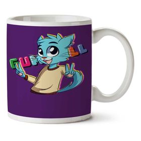 Art Hediye Gumball Renkli İki Tarafı Baskılı Kupa Bardak