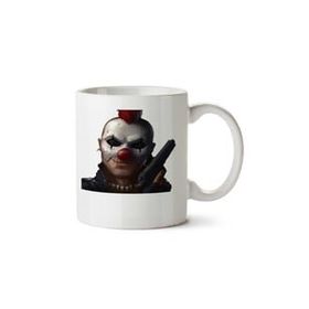 Art Hediye Gun And Clown İki Tarafı Baskılı Kupa Bardak