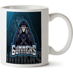 Art Hediye Gunner İki Tarafı Baskılı Kupa Bardak