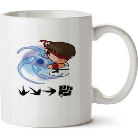 Art Hediye Hadouken Ryu - Street Fighter İki Tarafı Baskılı Kupa