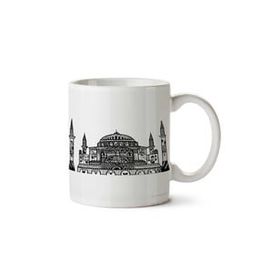 Art Hediye Hagia Sophia Aya Sofya İki Tarafı Baskılı Kupa Bardak