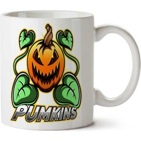 Art Hediye Halloween Cadılar Pumkins İki Tarafı Baskılı Kupa Bardak