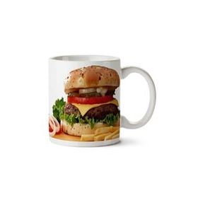 Art Hediye Hamburger İki Tarafı Baskılı Kupa Bardak