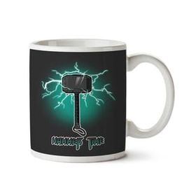 Art Hediye Hammer Time Thor İki Tarafı Baskılı Kupa Bardak