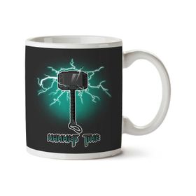 Art Hediye Hammer Time Thor İki Tarafı Baskılı Kupa Bardak