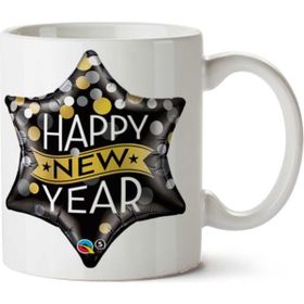 Art Hediye Happy New Year İki Tarafı Baskılı Kupa Bardak