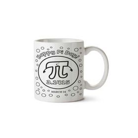 Art Hediye Happy Pi Day 3,1415 İki Tarafı Baskılı Kupa