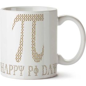 Art Hediye Happy Pi Day İki Tarafı Baskılı Kupa Bardak