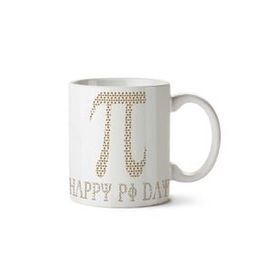 Art Hediye Happy Pi Day İki Tarafı Baskılı Kupa Bardak
